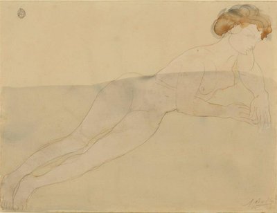 Studie eines Aktes von Auguste Rodin